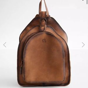 STS Teak Leather Backpack